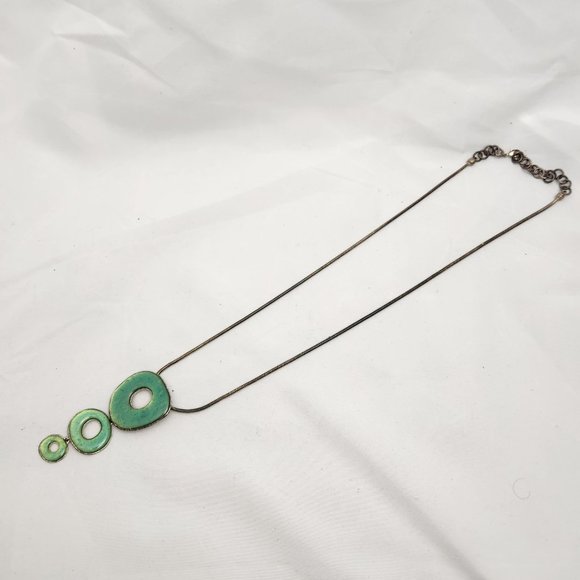 Cecile Jeanne triple hoop pendant - Picture 3 of 7